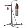 Boxing stand with bag and punching bag Homcom 115x157x221cm., various colors