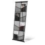 Esiteteline VEVOR ZG-WSZLJ, 4 tasoa, 8 taskua, 53 × 134 × 44 cm