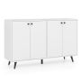 Sideboard, 4 doors, 2 shelves, 127 × 80 × 38 cm
