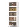 Bookcase 169x59.9x37.5cm., white