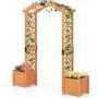 Flower arch 185x45x201cm., light brown color