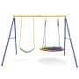 Swing frame 249x185x181.5cm., blue/yellow