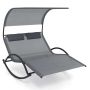 Daybed 182x137x165cm., dark gray/black