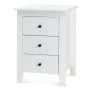 Bedside table 46x37x65cm., white