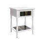 Side/nightstand, colonial style, white