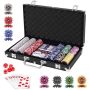 Poker set 39x21x6cm., various colors