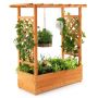 Raised bed 100x44x113.5cm., light brown