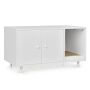 Cat litter box 90x50x50cm, white