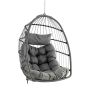 Hanging chair 77.5x74x105cm., dark gray