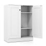 Storage box, two adjustable shelves, White, 60 × 80 × 30 cm