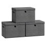 Säilytyslaatikot SONGMICS, 3 kpl, 43 × 30 × 30 cm