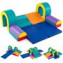 Set of 10 building blocks, assorted colors