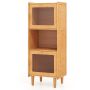 Kitchen cabinet 49.5x40x130cm., light brown