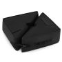 Large capacity sandbag for offset and patio umbrellas, 900D oxford, black