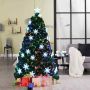 Artificial Christmas tree, 30 LED lights, 82 × 180 cm