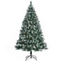 Artificial Christmas tree, with snow effect, Green, 180 × 110 cm