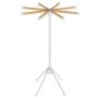 Clothes drying rack, 8 bars, 40 hanger spaces, 83.5 × 123 cm