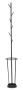 Clothes rack with umbrella stand, 26 × 176 × 26 cm