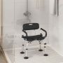 Shower chair, 6 height positions, 50 × 67–79.5 × 52.5 cm
