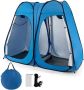 Shower tent, double, 2 rooms, 228.6 × 121.92 × 193.04 cm