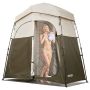 Suihkuteltta VEVOR YL-fold tent6, 2 huonetta, 2 henkilölle, Harmaa, 214 × 112 × 213 cm