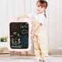 Double-sided magnetic drawing board, magnetic and whiteboard, 51 × 40 cm