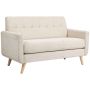 2-istuttava sohva, Beige, 134 × 82 × 71 cm