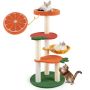 Scratching post 48.5x48.5x99.5cm., various colors