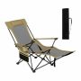 Tourist chair 152x83x75cm., dark green/black