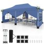 Gazebo 600x300x316cm., blue color