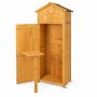 Garden storage box 75x50x180.5cm., light brown