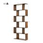 Freestanding shelf 80x23x191cm, brown