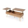 Coffee table 110x49x42cm., light brown