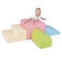 Set of 4 building blocks, assorted colors
