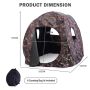 Tent 152x152x163cm., various colors
