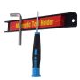 Set of 3 magnetic tool strips, red/black