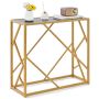 Console 80x30x75cm., gold/black