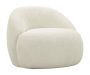 Armchair Ginevra, White, 81 × 64 × 78 cm