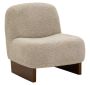Armchair, Japandi style, 69 × 75 × 72 cm