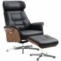Armchair with footstool Homcom, various colors