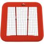 Soccer ball rebound wall Homcom 118x108x120cm., red/black