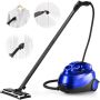 Steam cleaner, 19 accessories, 24 × 43 × 119 cm