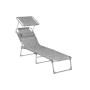 Bed 71x200x38cm., gray