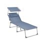 Bed 71x200x38cm., blue/gray