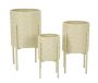 Betsy flower stands, 3 pcs, 36 × 56.5 × 36 cm, 30 × 48.5 × 30 cm, 24 × 37.5 × 24 cm