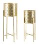 Golvy flower stands, 2 pcs, Ø 21 × 52 cm and Ø 19 × 42 cm
