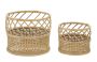 Flower stands Panama, 2 pcs, Ø 30 × 25 cm and Ø 22 × 18 cm