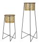 Flower stand set Exy, 2 pcs, Ø 37 × 76 cm and Ø 27 × 51 cm