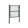 Galvanized steel garden gate 106 x 100 cm, green