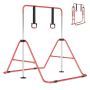 Gymnastics crossbar, 4 height levels, Red, 111.5 × 144.5 × 132 cm